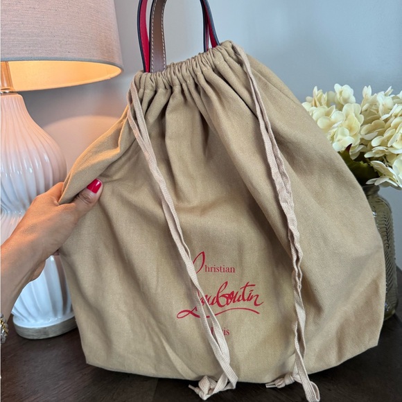 Christian Louboutin straw and leather bag - Picture 12 of 15